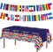 National Hispanic Heritage Month Decorations - Tablecloth & Flag Banner